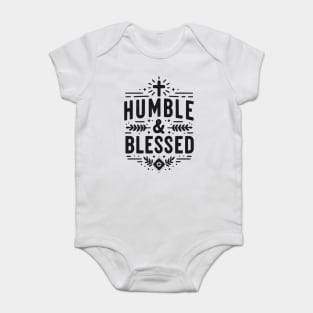 Humble and Blessed Baby Bodysuit
